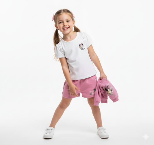 Set con Abrigo Minnie